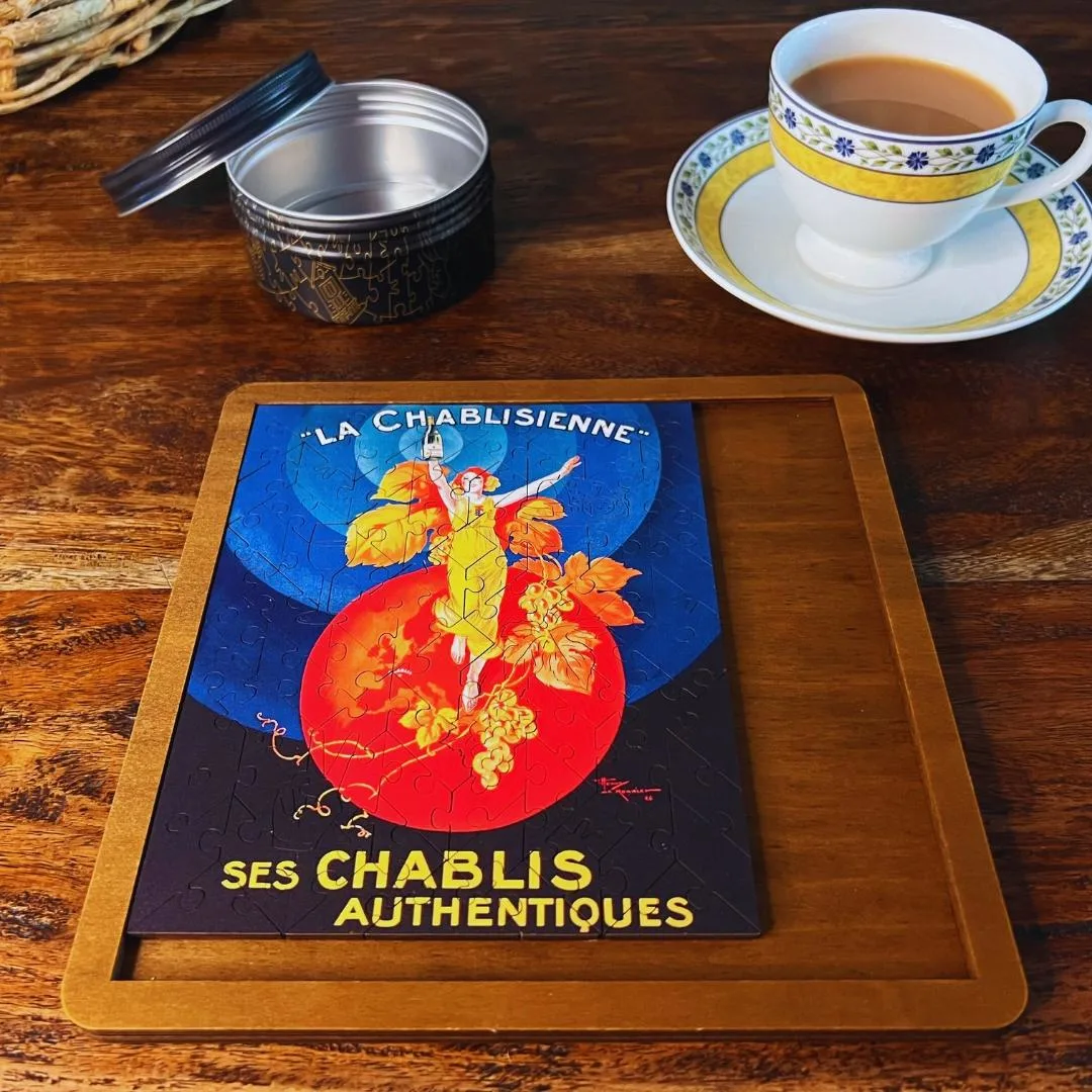 Vintage Poster - La Chablisienne - Mini Quarter Tin