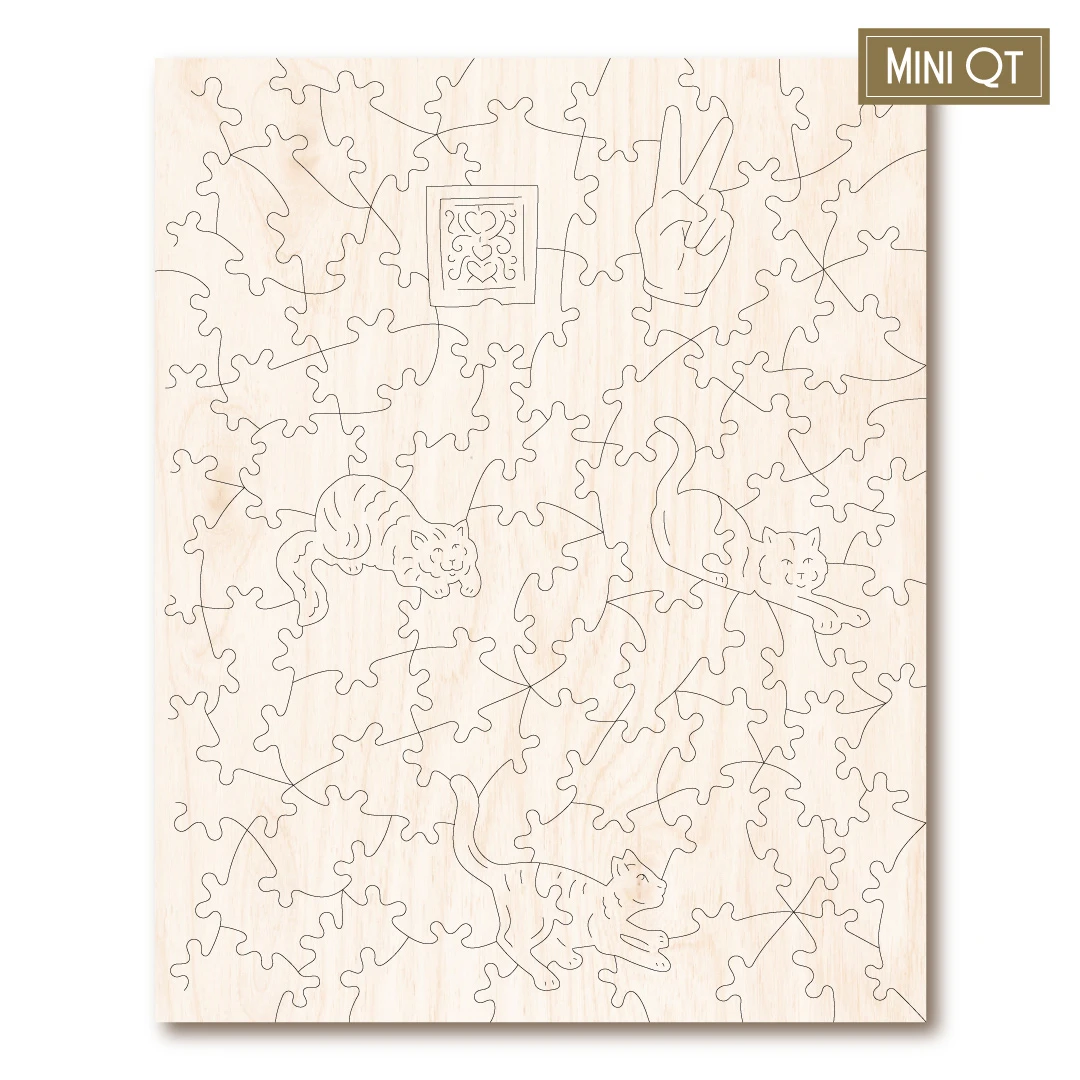 Blue Bedroom Cats MINI QT