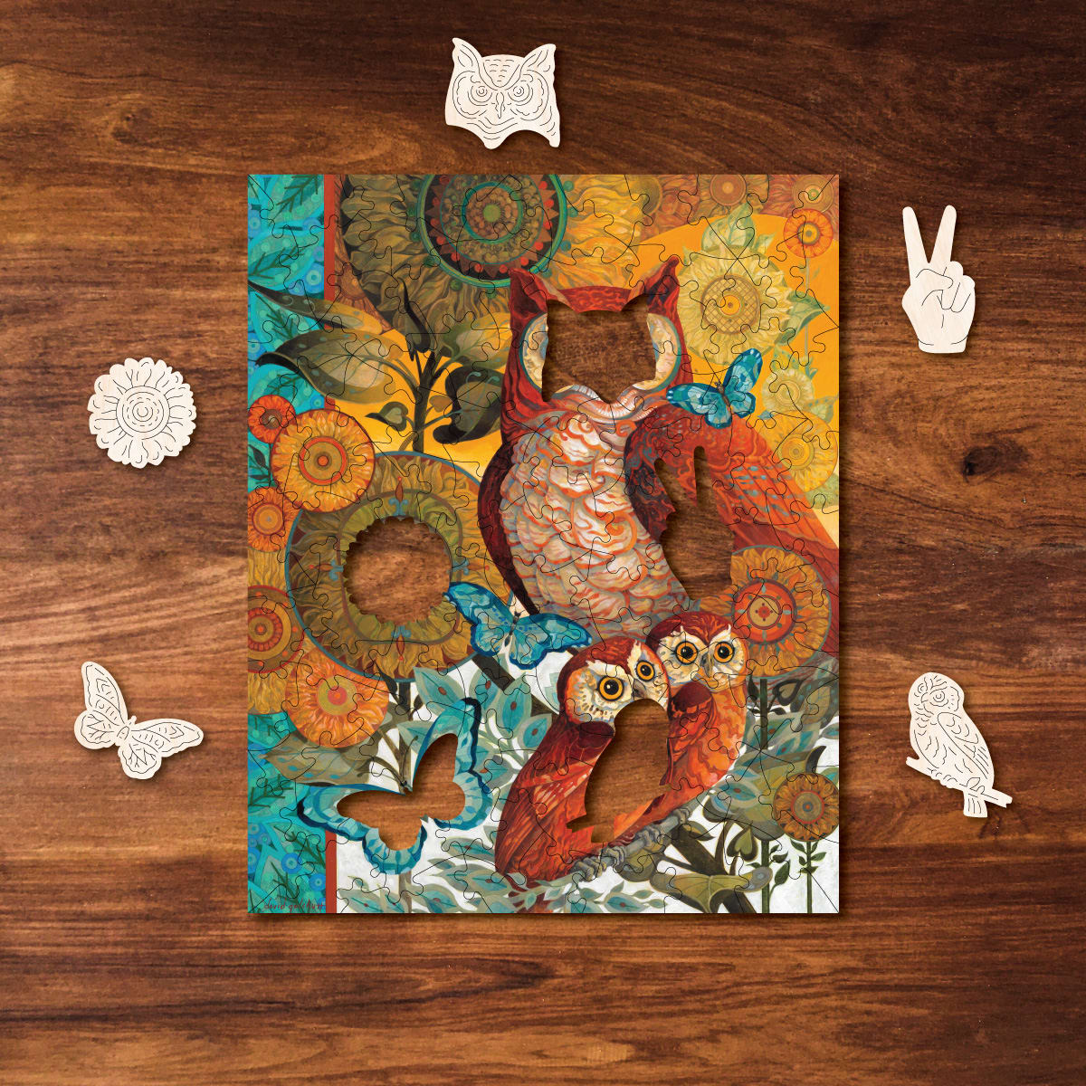 Owls In Bloom MINI QT