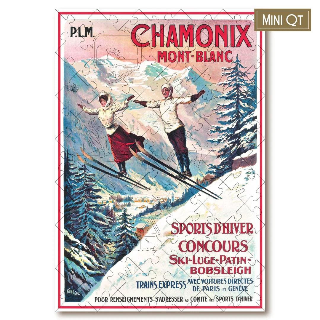 Vintage Poster - Chamonix MINI QT Winter