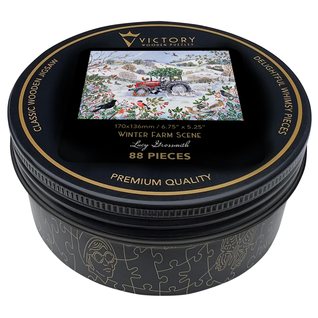 Winter Farm Scene MINI QT Farm