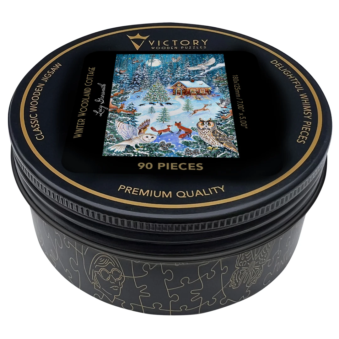 Winter Woodland Cottage MINI QT Winter