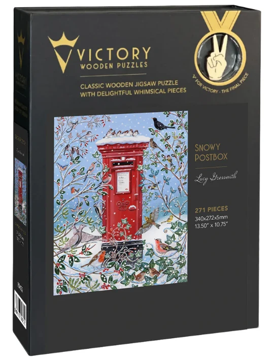 Snowy Postbox Forest Animal