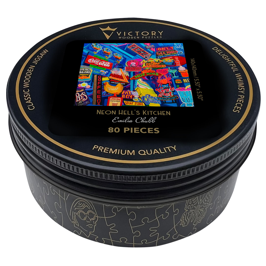 Neon Hell's Kitchen MINI QT Collage