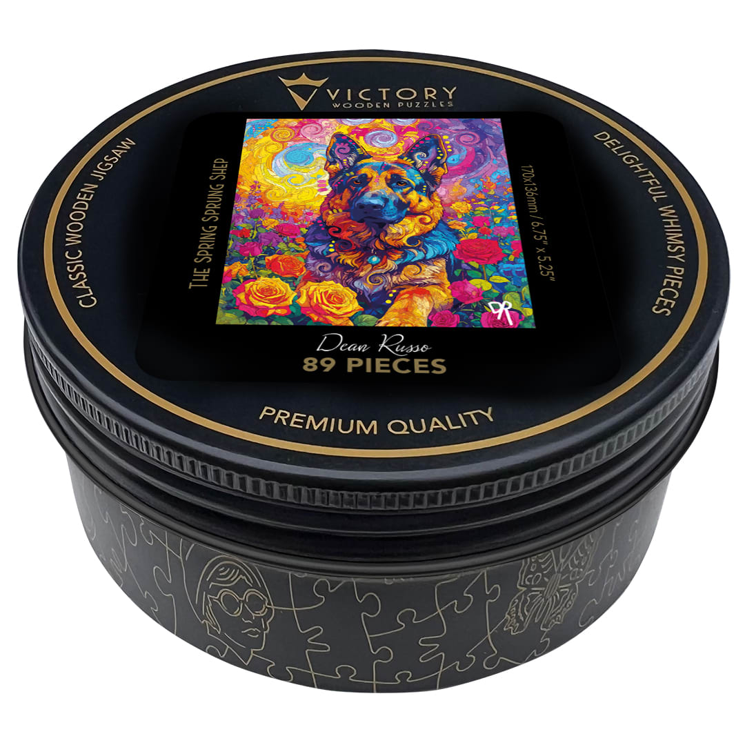 The Spring Sprung Shep MINI QT Dogs