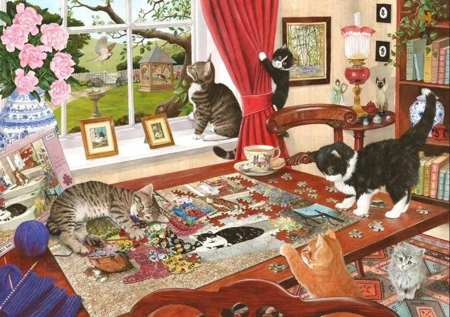 Puzzling Paws  Cats