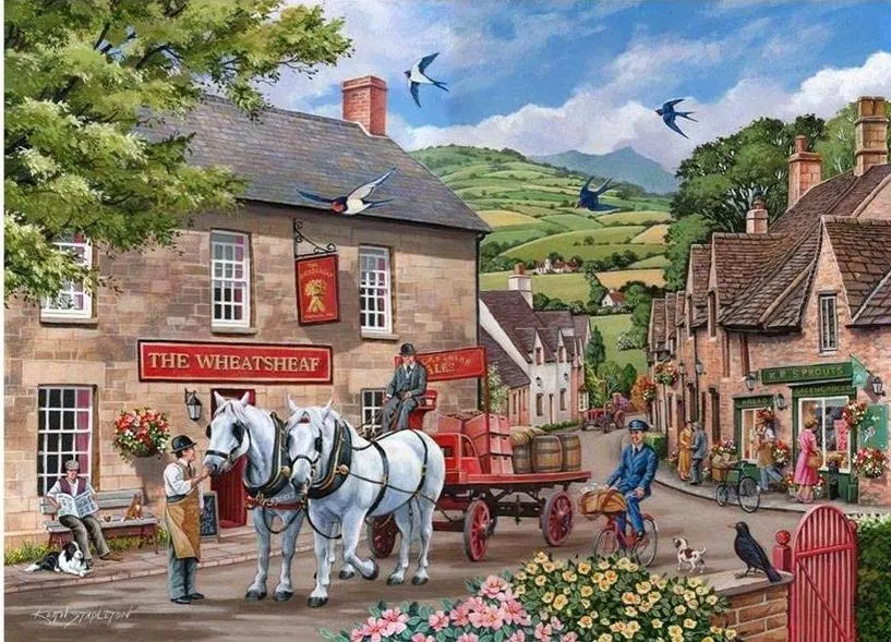 Pulling Their Weight Horse