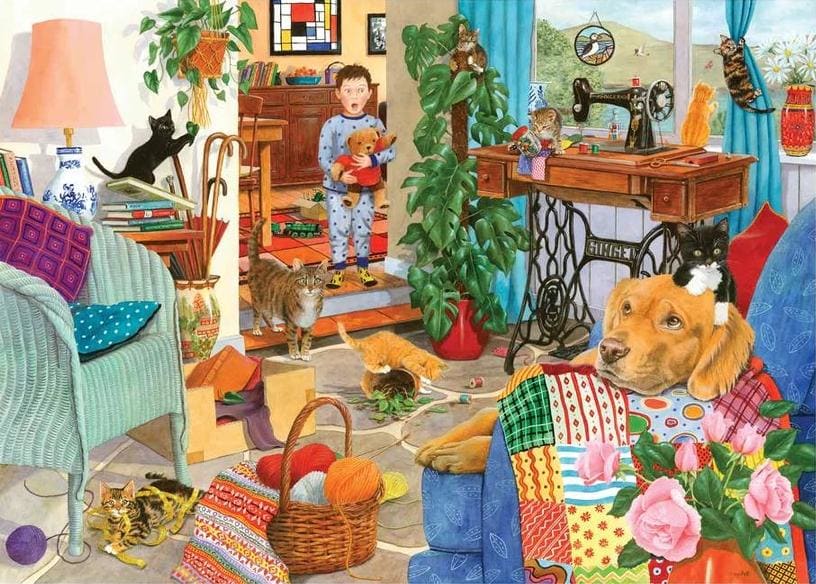 Kitten Chaos  Around the House