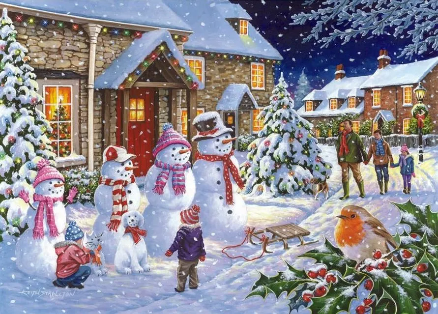 Snow Family  Winter