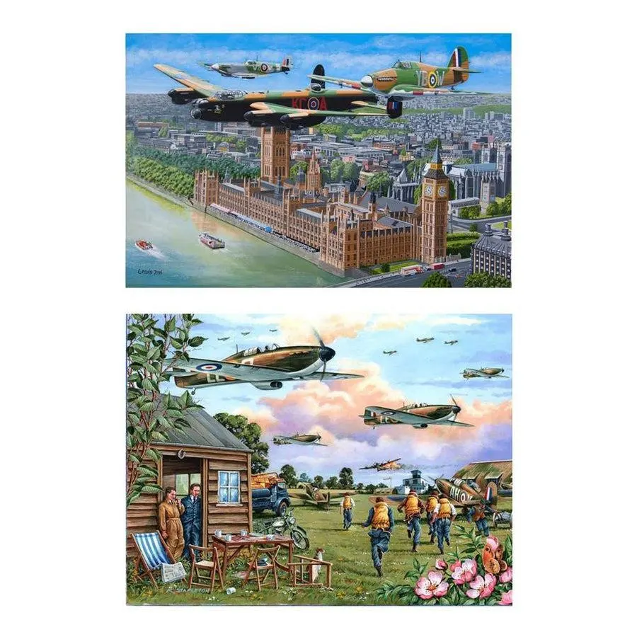 Sky Patrol - 2 x BIG 500 Piece Plane
