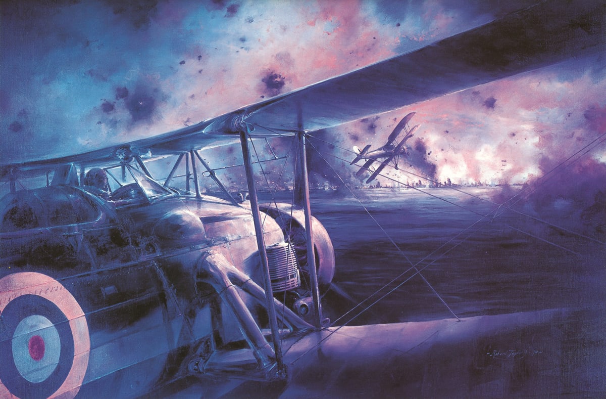 The Swordfish Attack at Taranto Plane