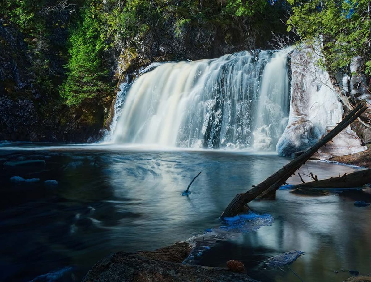 Tranquil Creek Waterfall
