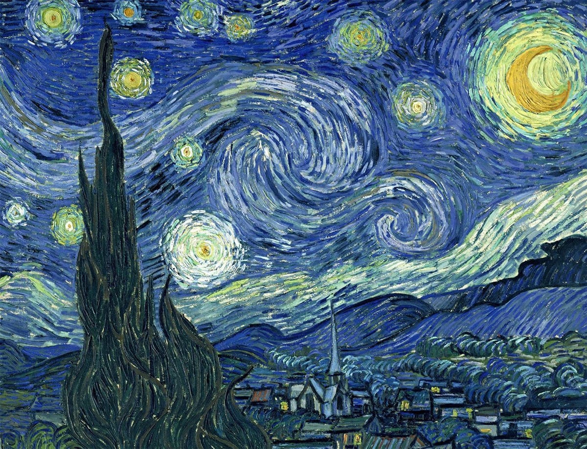 Starry Night by Vincent van Gogh Fine Art