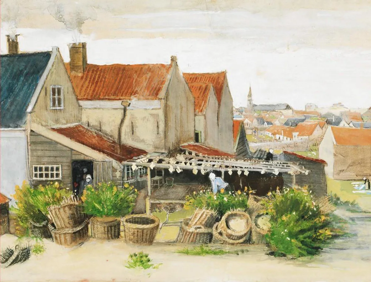 The Fish Drying Barn by Van Gogh Farm