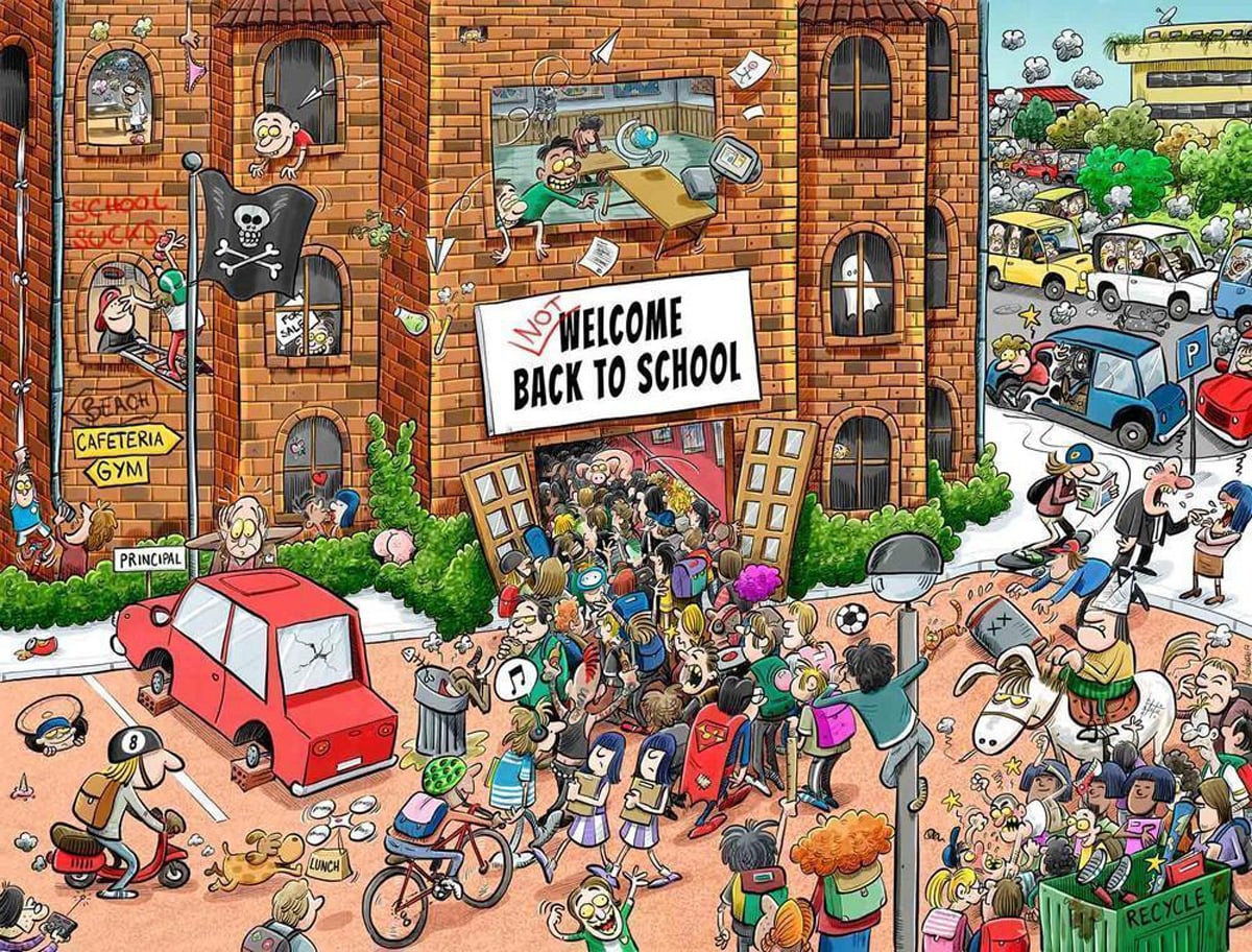 Back to School Chaos Humor
