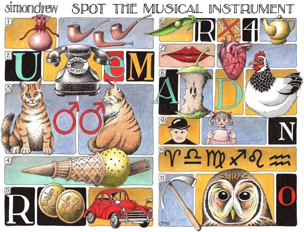Spot the Musical Instrument Music