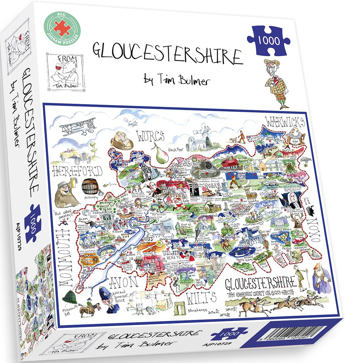 Map of Gloucestershirer