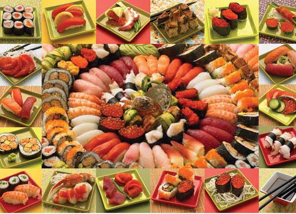 Plenty of Sushi Food and Drink Jigsaw Puzzle
