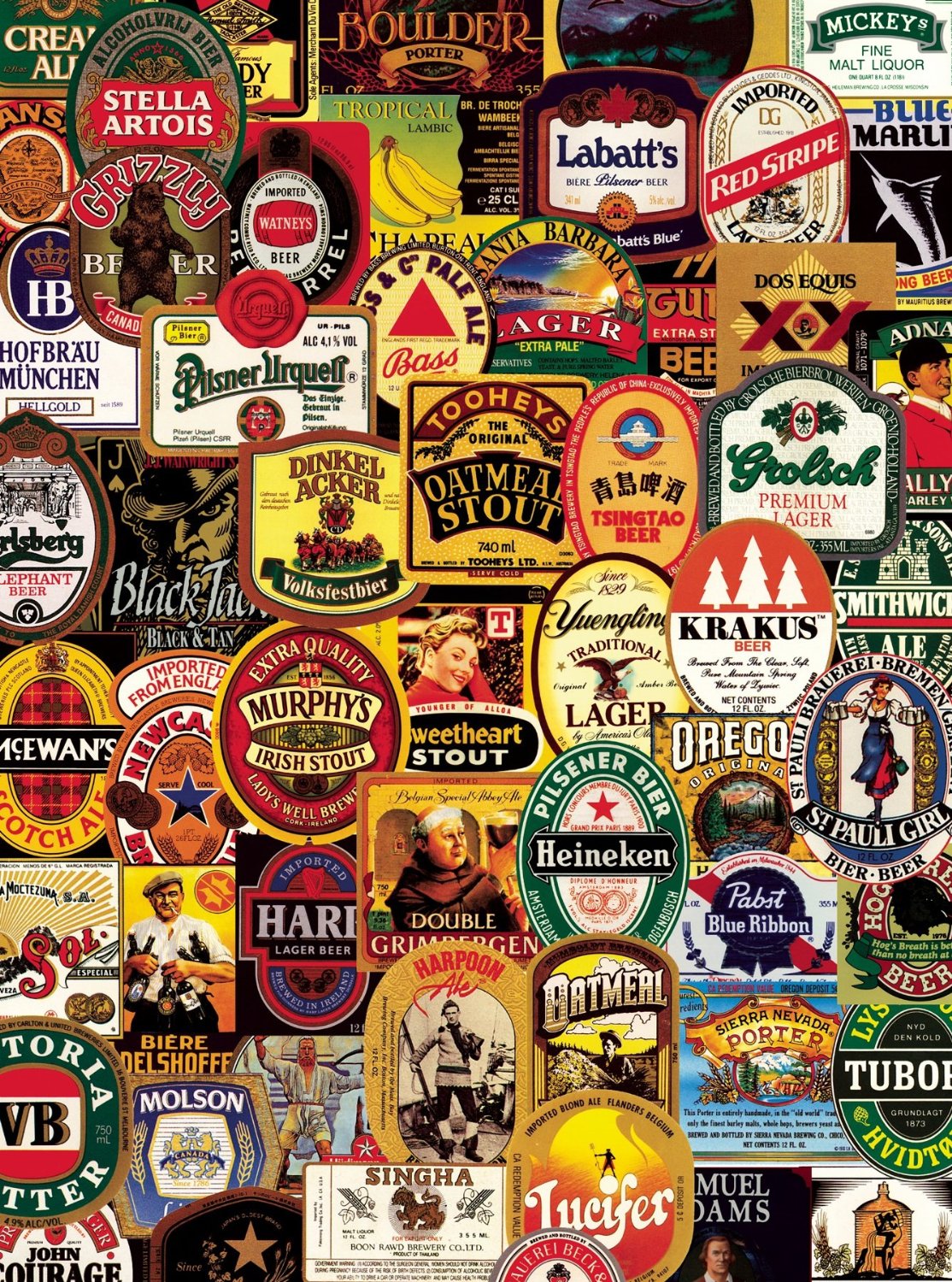 Many Beers Food and Drink Jigsaw Puzzle