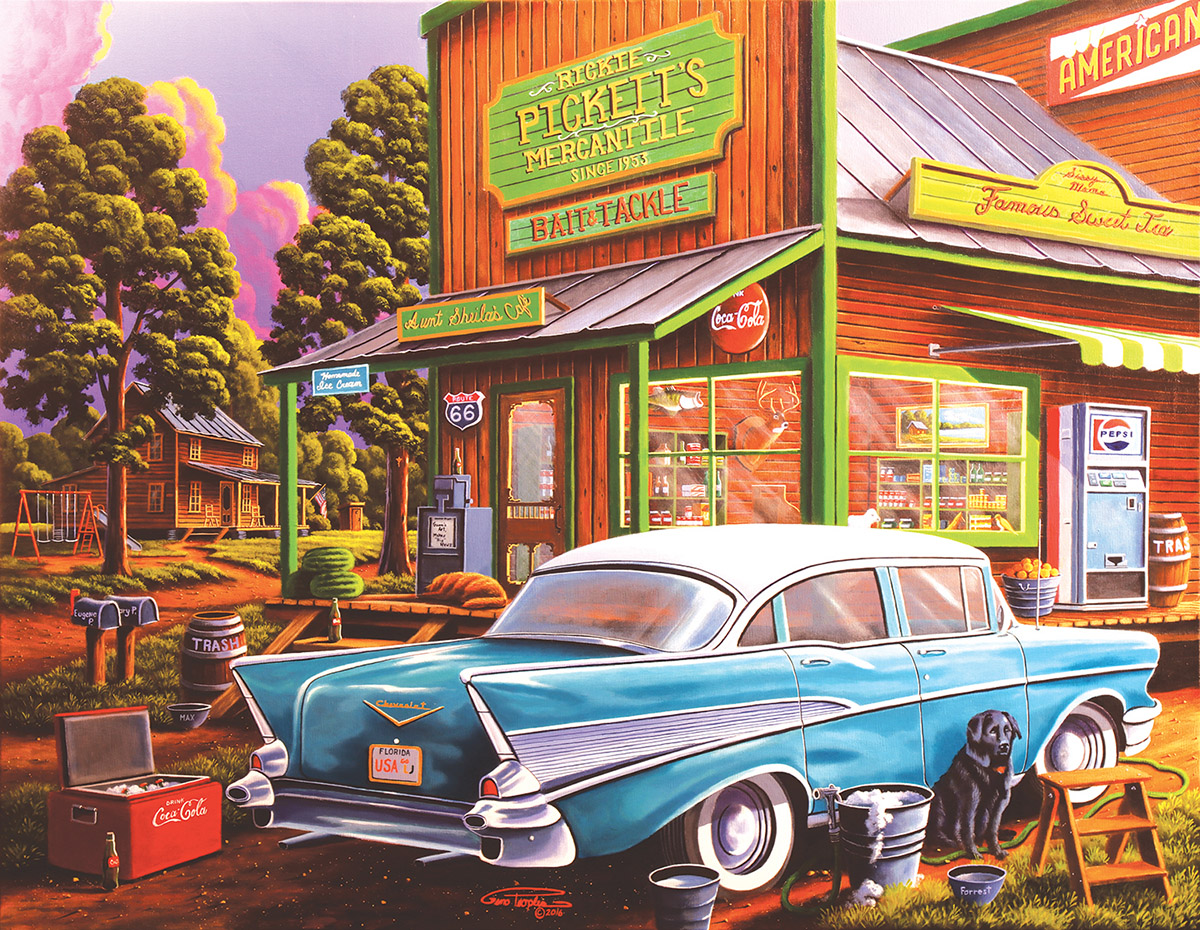 Aunt Sheila's Cafe General Store Jigsaw Puzzle
