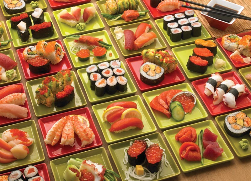 Sushi Sushi Sushi Food and Drink Jigsaw Puzzle