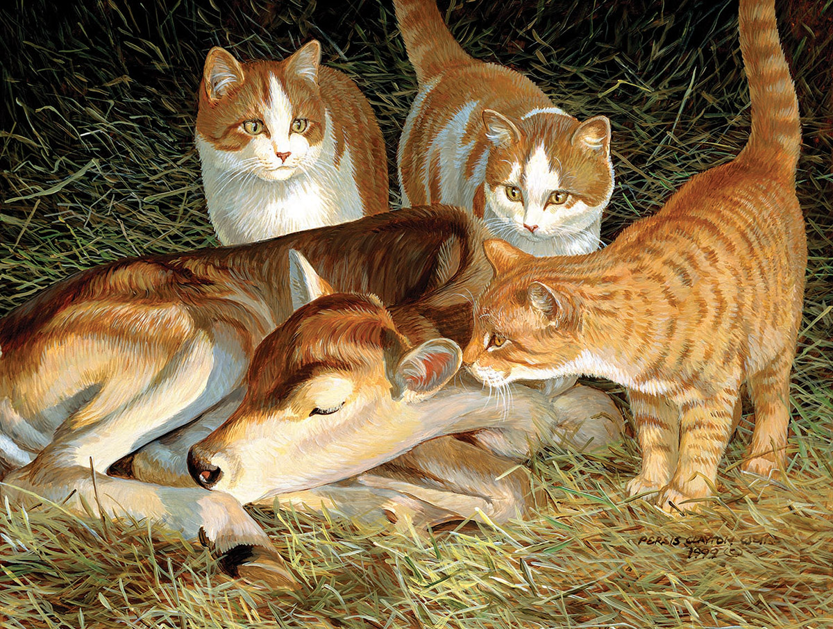 Welcome to the Barn Cats Jigsaw Puzzle