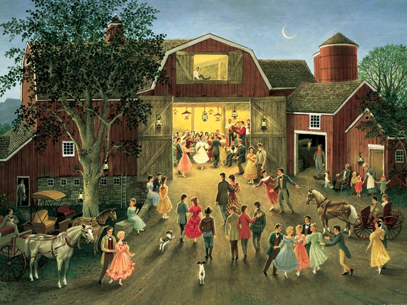 Barn Dance, 500 Pieces, Cobble Hill | Serious Puzzles