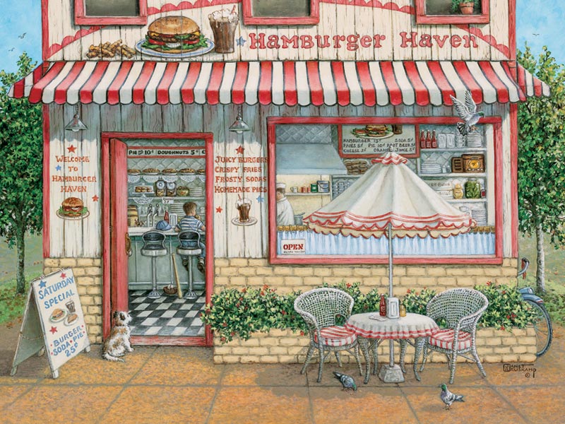Hamburger Haven Food and Drink Jigsaw Puzzle
