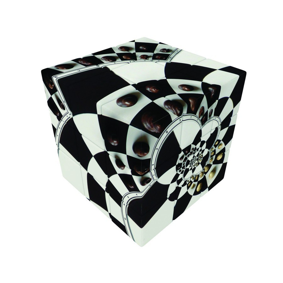 V-Cube 3 Flat - Chessboard Illusion