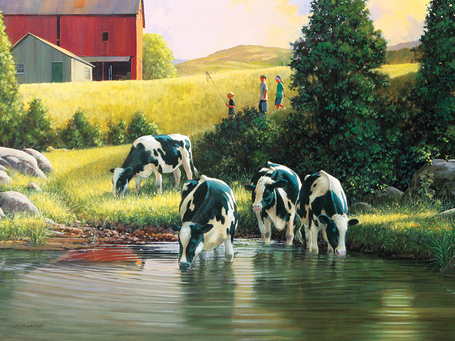 Holsteins Countryside Jigsaw Puzzle