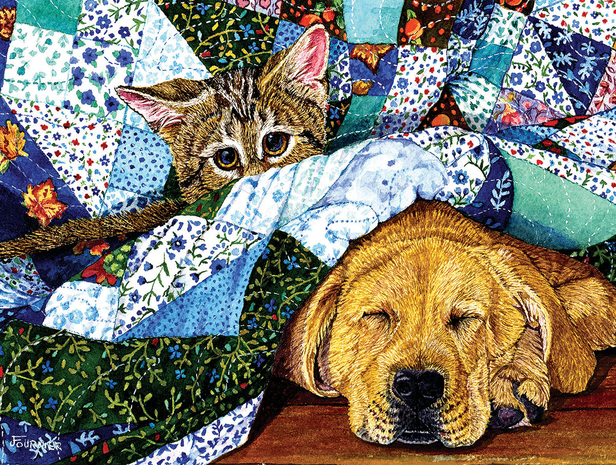 Quilted Comfort Quilting & Crafts Jigsaw Puzzle