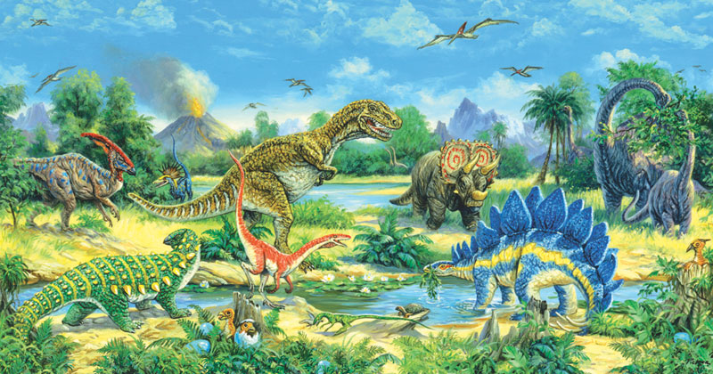 The Watering Hole Dinosaurs