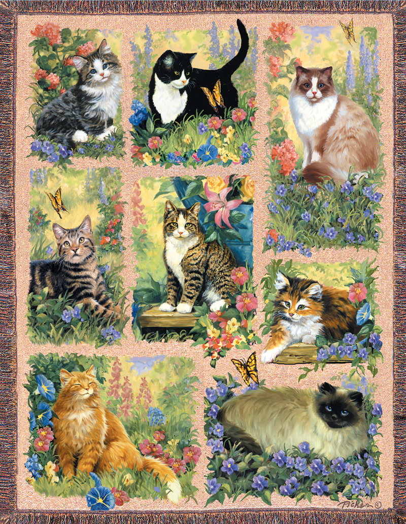 Cat Afghan Quilting & Crafts
