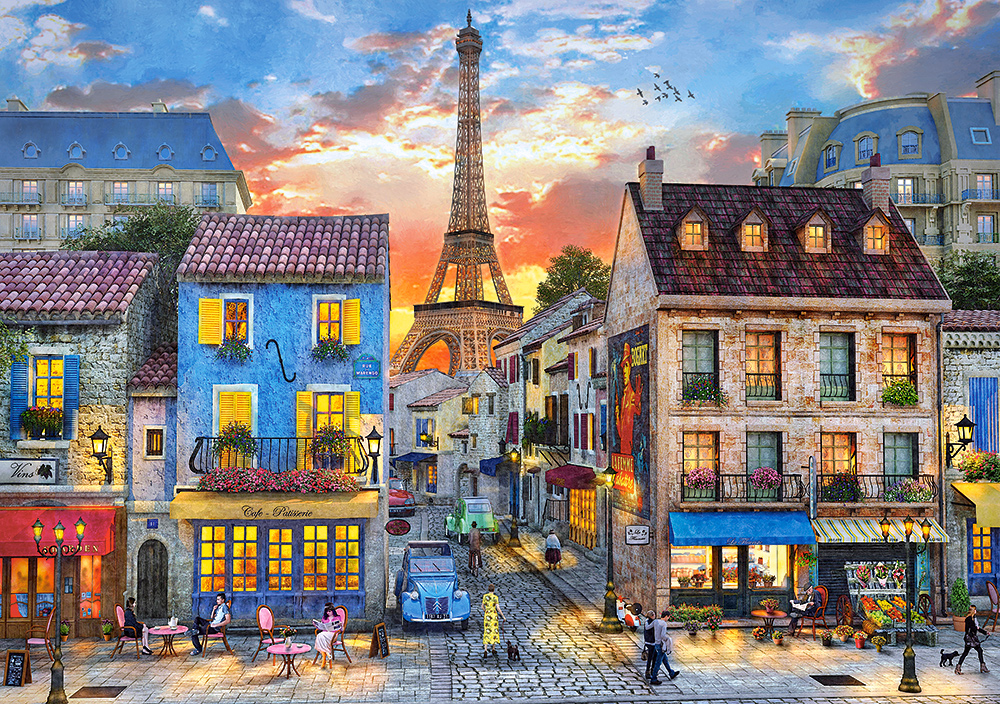 Streets of Paris Landmarks & Monuments Jigsaw Puzzle