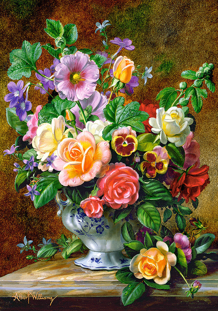 Flowers in a Vase - Scratch and Dent Fine Art