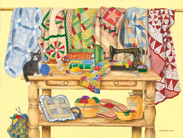 The Quilting Table Quilting & Crafts Jigsaw Puzzle