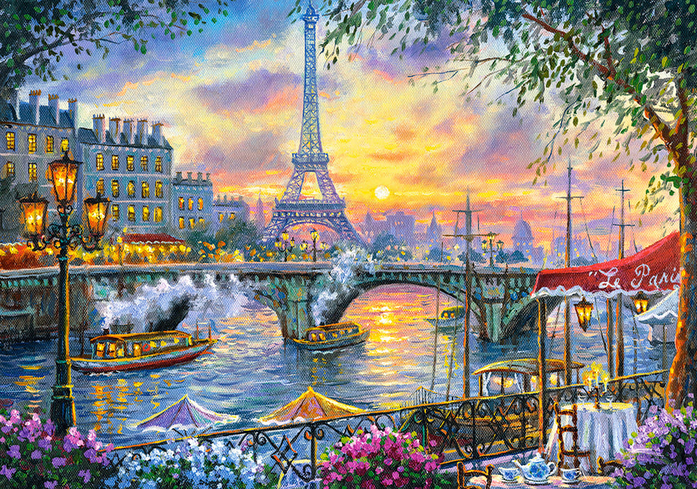 Tea Time in Paris Fine Art