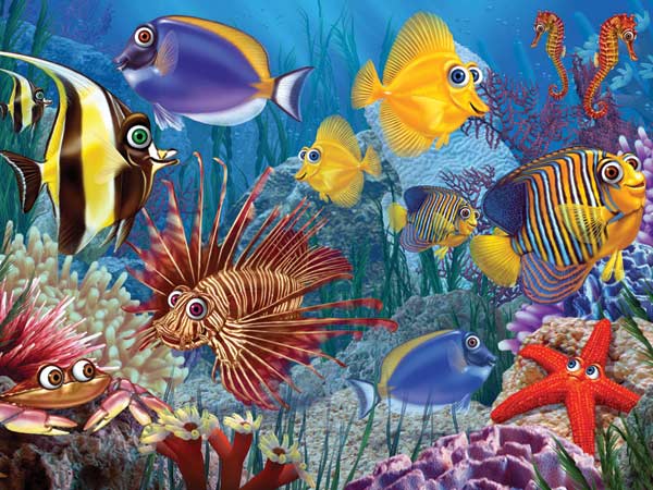 Wide-eyed Fishies Sea Life