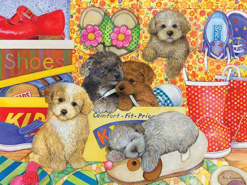 Hush Puppies Dogs Jigsaw Puzzle