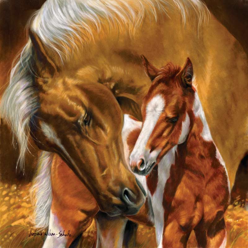 A Mother's Touch Horse
