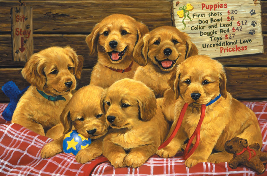 Priceless Puppies Dogs Jigsaw Puzzle