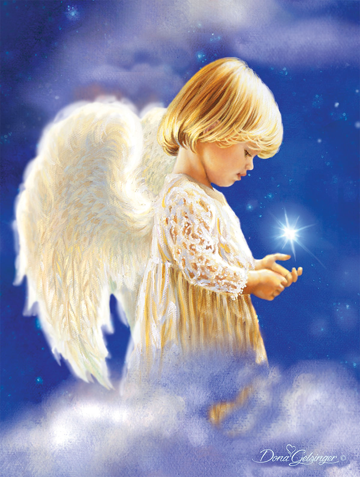 Holding a Star Angel Jigsaw Puzzle