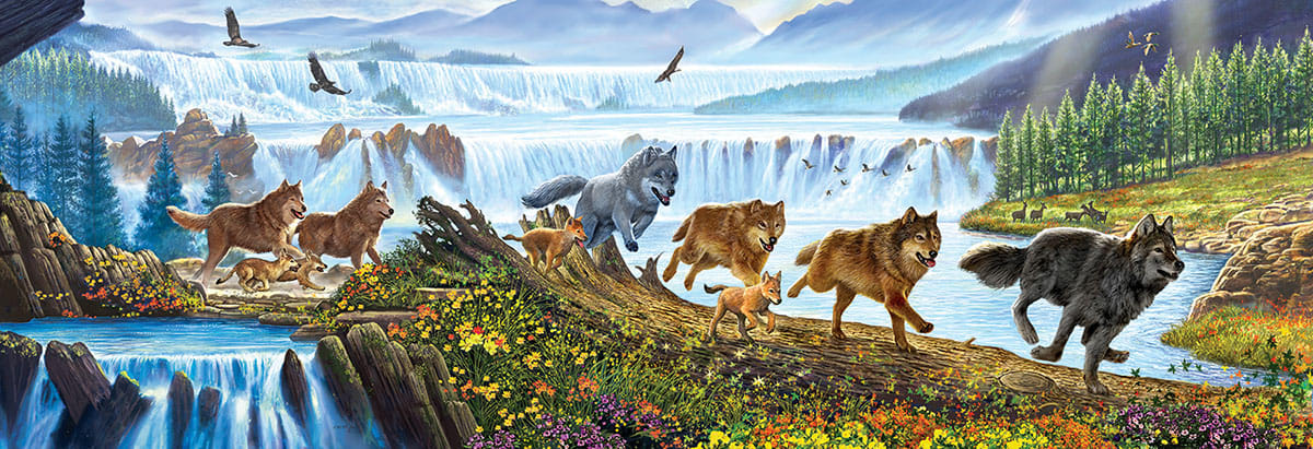 Wolves on the Run Wolf