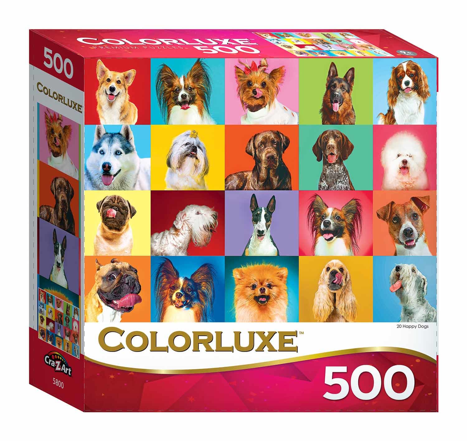 Puzzle Collector - 20 Happy Dogs