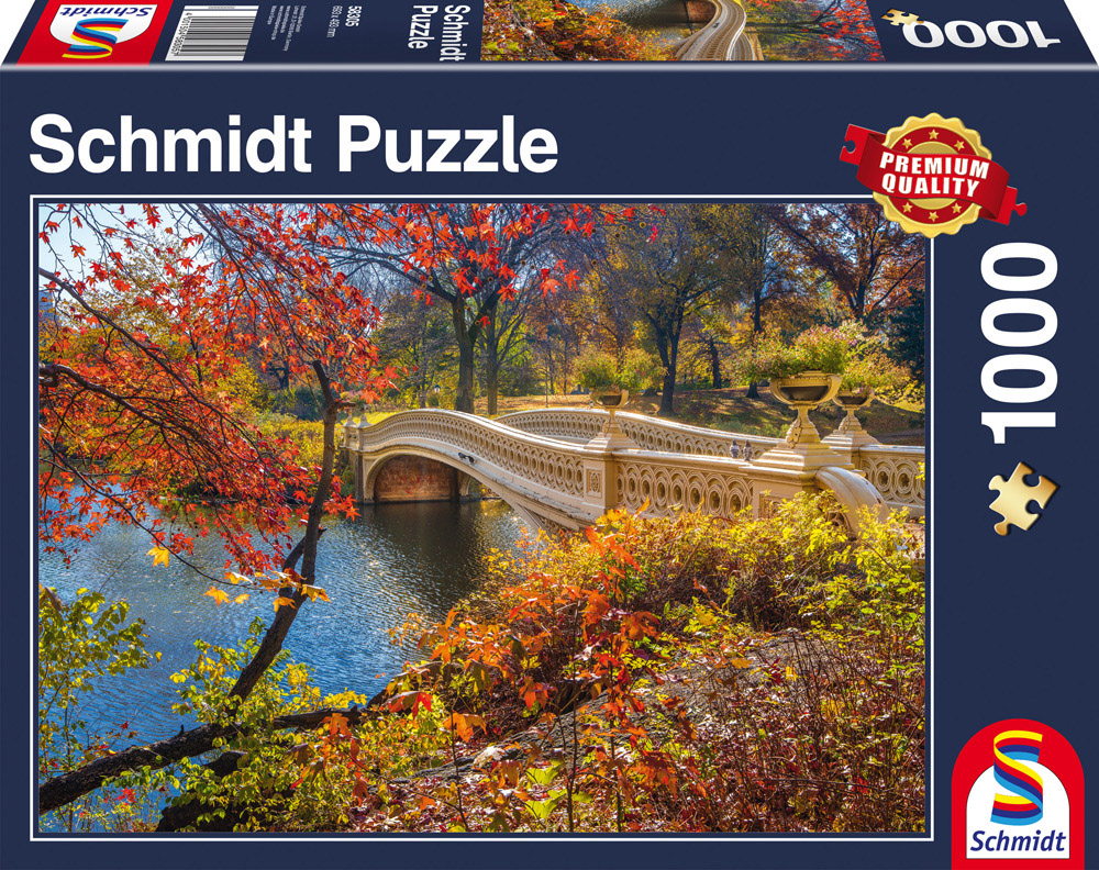 Walk In Central Park New York City Fall Jigsaw Puzzle