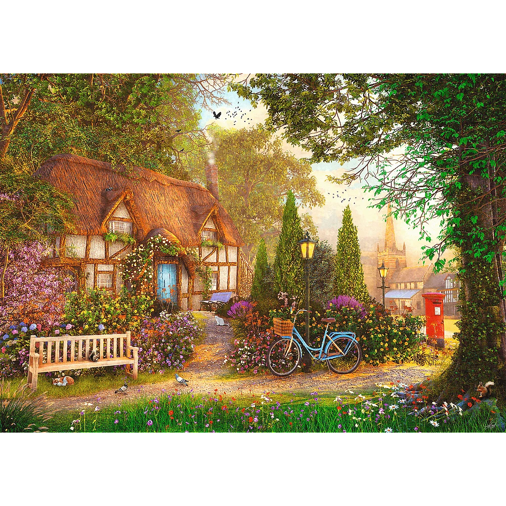 Premium Plus Thatched Cottage Flower & Garden