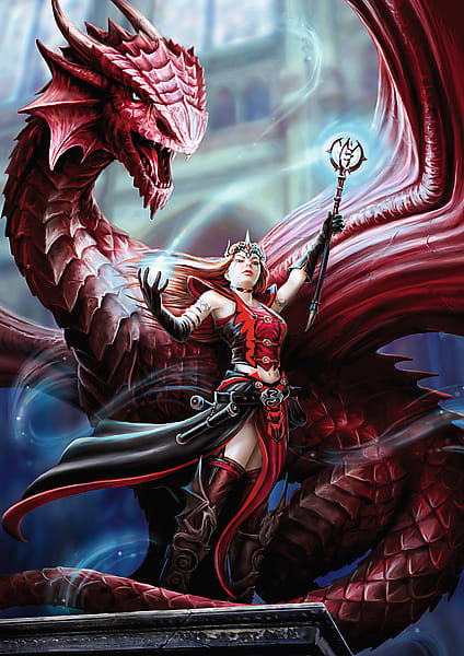 Fantasy Collection - Scarlet Mage Dragon