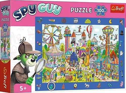 Spy Guy - Amusement Park  The Treflik Family Cartoon