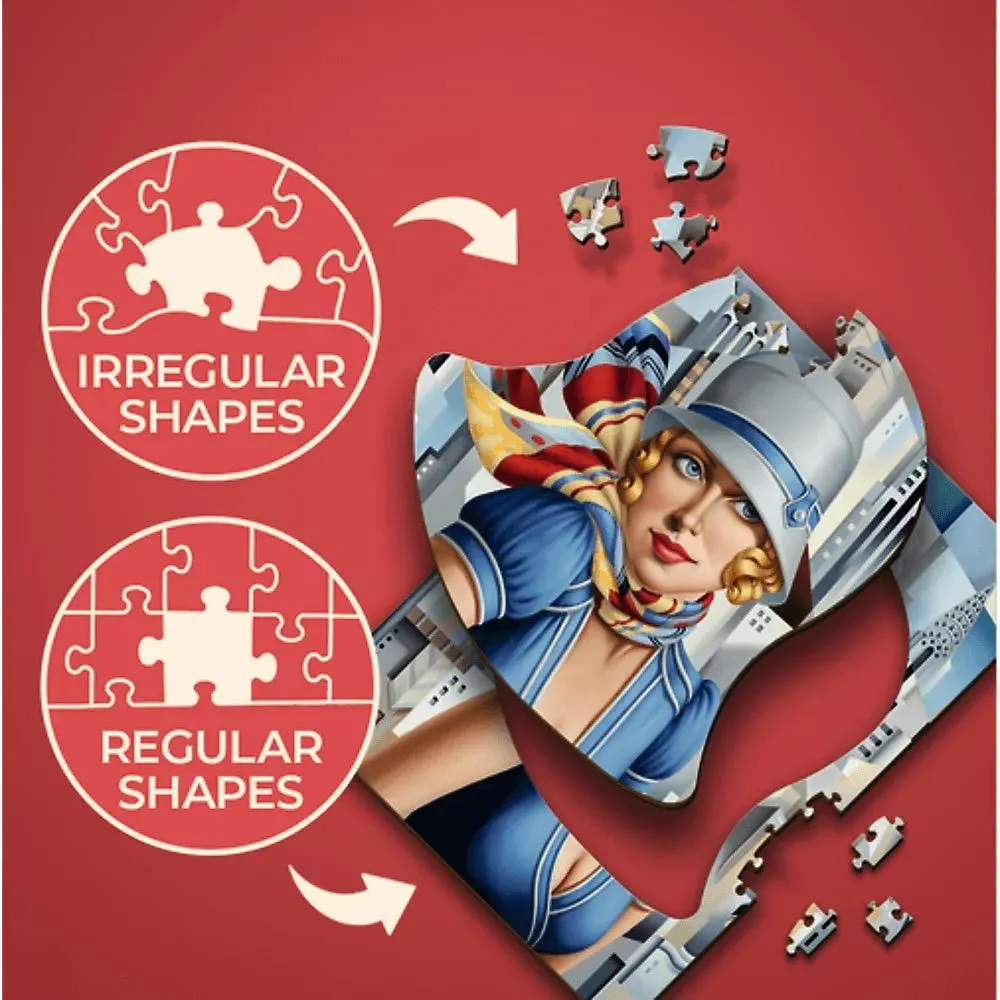 Summer in the City - Catherine Abel Wooden Puzzle 200 Piece