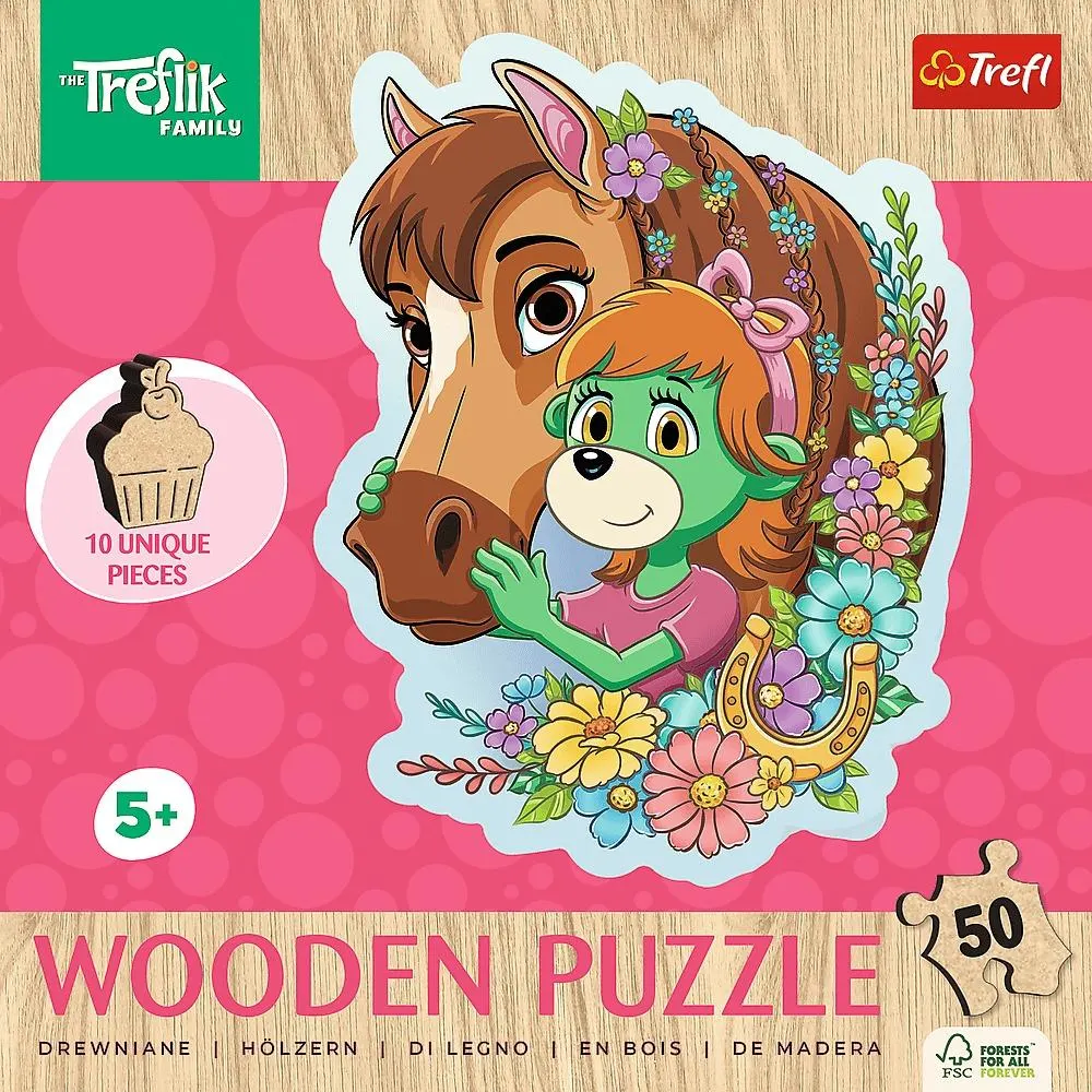 Happy Treflik Family Wood Craft Junior Puzzle